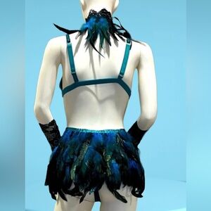 Teal Costume Lingerie Set
